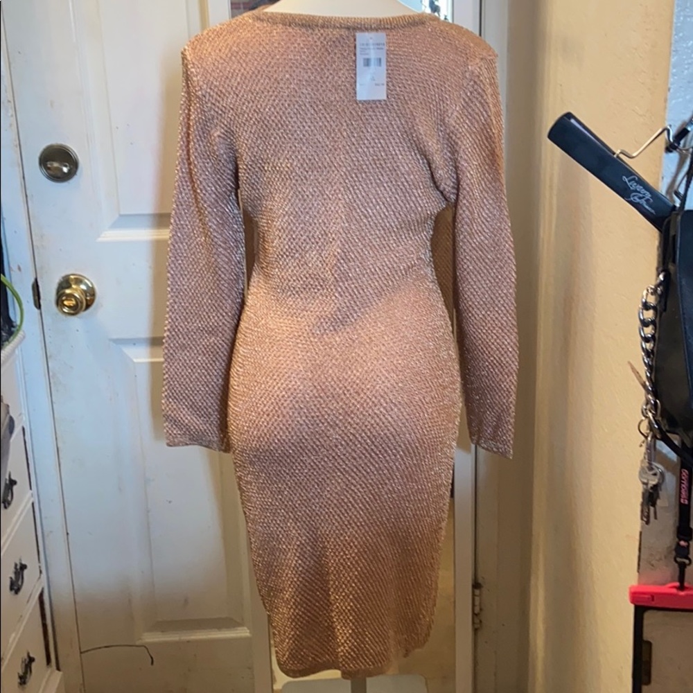 Metallic rose gold fashion nova dress - Picture 6 of 6